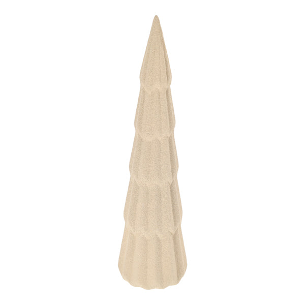 Weihnachtsbaum Sand, creme, ca.30cmH