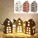 LED Haus Sand, 3/s, XL, ca. 10x19cm