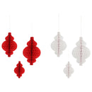 Hänger Ornament Honeycomb, Design 2, 3er Set