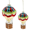 Christbaumschmuck Heißluftballon, Glas, ca.14cmH