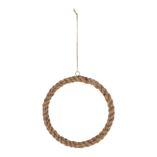 Kranz Jute zum Hängen, S, ca.20cmD