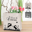 Filz Tasche mit Henkel, Frohe Ostern, 2/s, L,ca.30x30cm