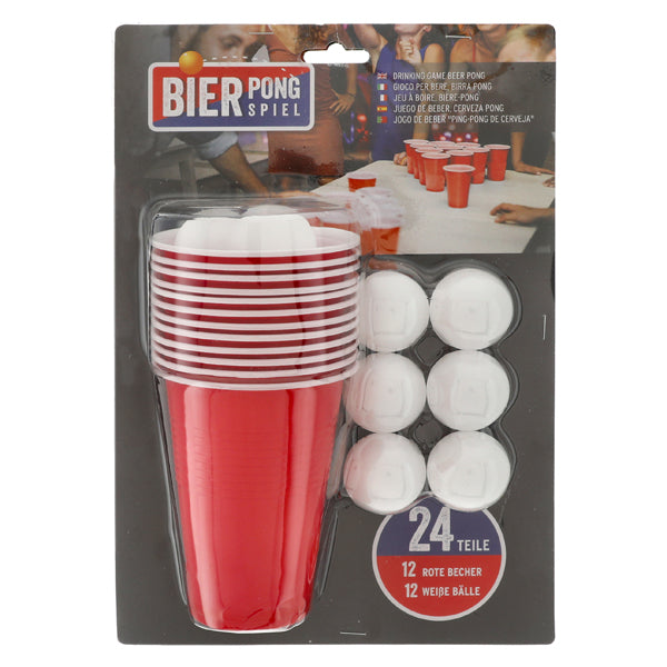 Trinkspiel "Bierpong", 24tlg