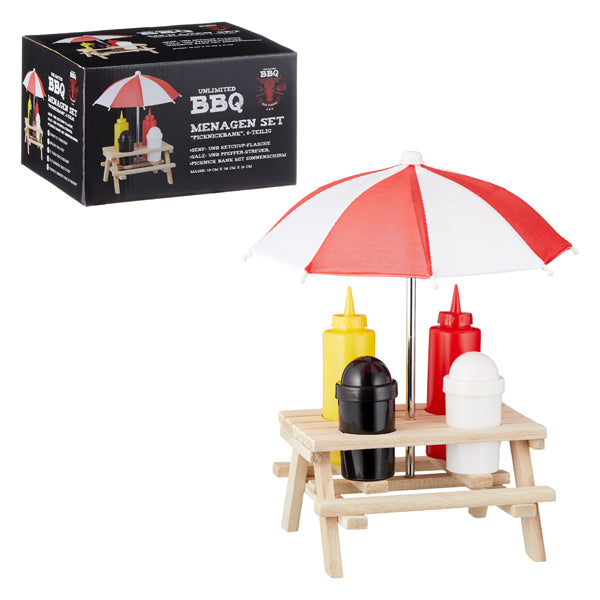 Menagen Set "Picknick Bank"; 5er Set