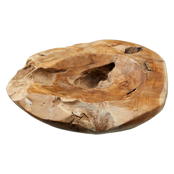 Teak Holz Schale, L, ca. 50cmD