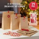 Adventskalender, Bastelset, 72tlg.