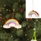 Christbaumschmuck Regenbogen, Glas, ca. 7cmH