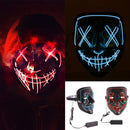 LED Halloween Maske, 2/s, ca. 20cmH