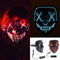 LED Halloween Maske, 2/s, ca. 20cmH