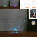 LED USB Message Board, Acryl, bunt, ca. 30x20cm