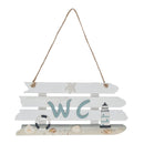 Schild WC Maritim, 23x11cm