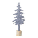 Tannenbaum Filz auf Holzstamm 29cm 