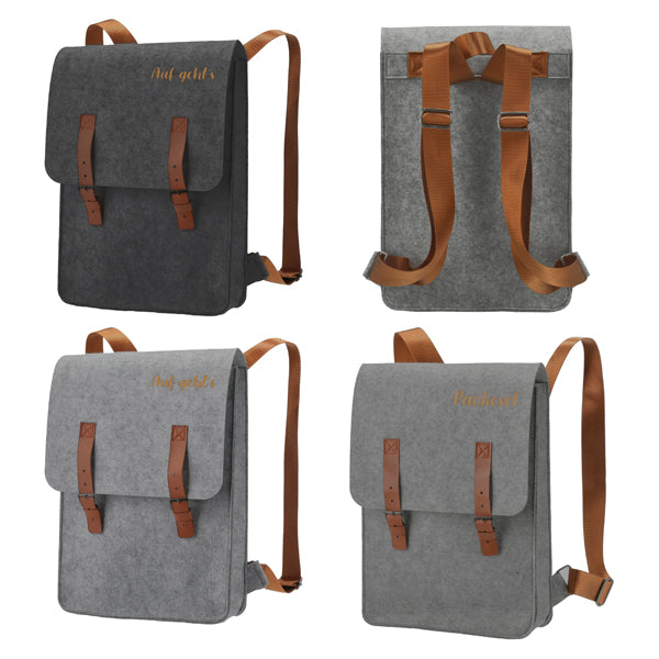 Filz Rucksack 4/s ca. 27,5x36cm 