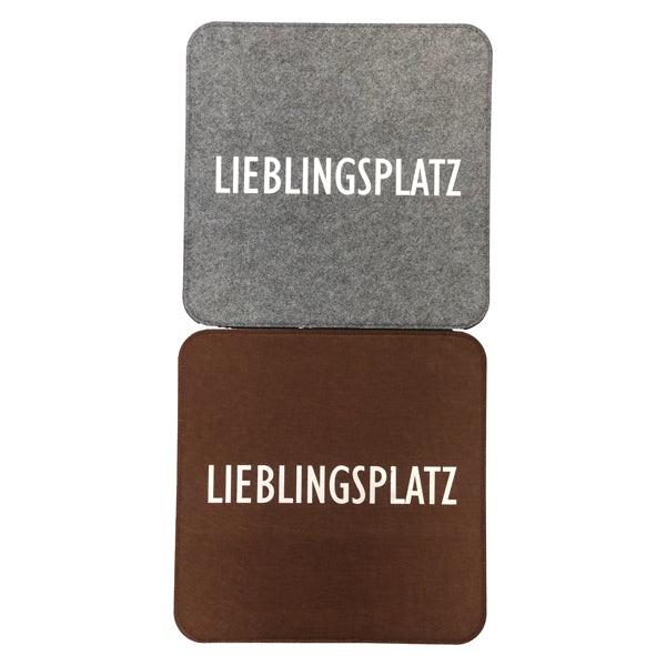 Sitzauflage Filz Light eckig Lieblingsplatz ca. 35x35cm