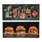 Outdoor Canvas Bilder BBQ, 2/s, 80x35cm