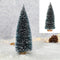 Tannenbaum mit Holzfuß, Schnee, grün, ca. 30cmH