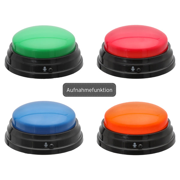 Buzzer mit Aufnahmefunktion, 4/s, ca. 9cmD