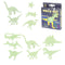 Wandsticker, Dino, glow in the dark, 24er Set