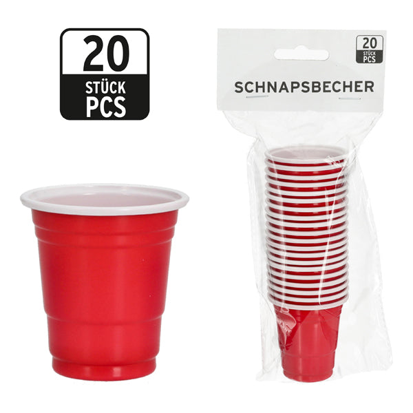 Schnapsbecher, 20er Pack, ca. 55ml