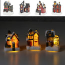 LED Winter Haus, 4/s, ca. 6x8cm