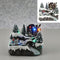 LED Winterlandschaft, Eisbahn/Fluss, ca. 17x14cm