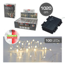 Lichterkette Mikro Outdoor, 100 LED, Timer 1020cm