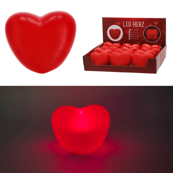 LED Herz Rot