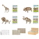 3D Holz Puzzle Zootiere 4/s