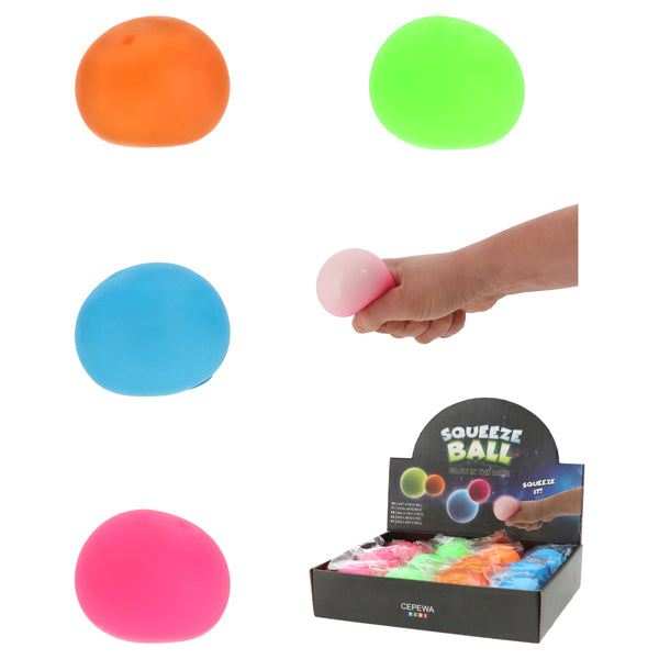 Anti-Stress Ball Glow In The Dark 4/s, ca. 6cmD