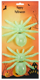 Spinne Glow in the Dark, 2er Set, ca. 10x7cm