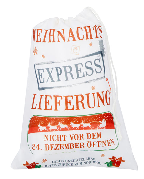 Beutel "Weihnachts Express"  ca. 22x30cm 