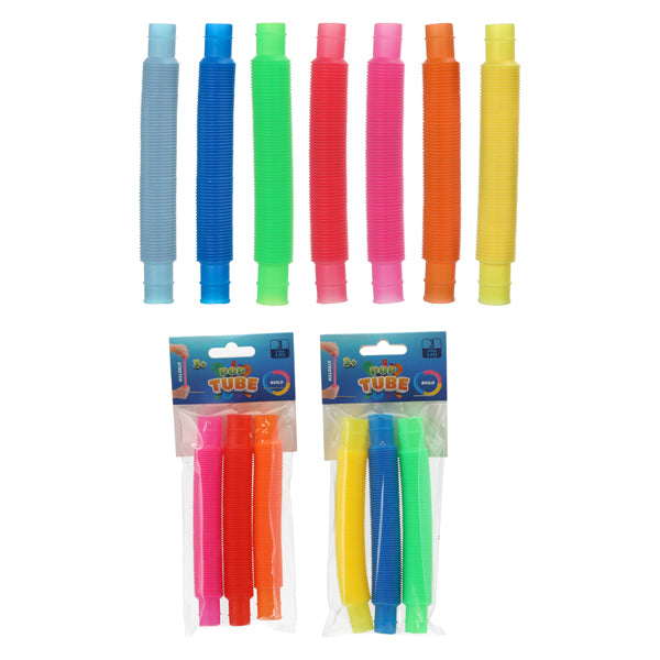 Stretch Pop Tube, 3er Set, ca. 14x2cm