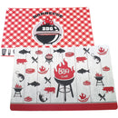 Tischset 45x30cm BBQ 2-fach sort.