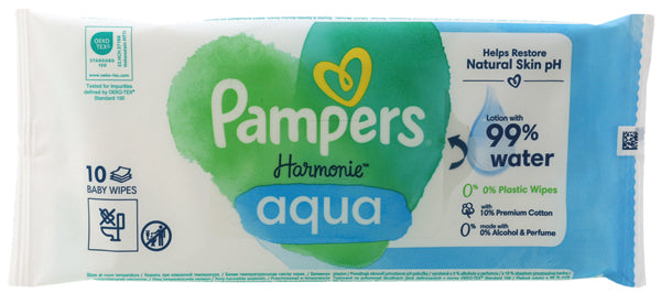 Pampers Feuchttücher Aqua 10er