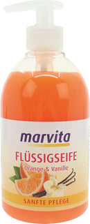 <![CDATA[Seife flüssig Marvita 500ml Orange & Vanille]]>