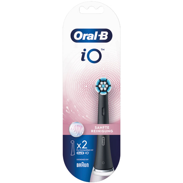 Oral B Aufst. iO sanfte Reinigung Black 2er