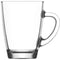 Glas Henkelbecher 300ml, DM: 8cm, H: 10cm