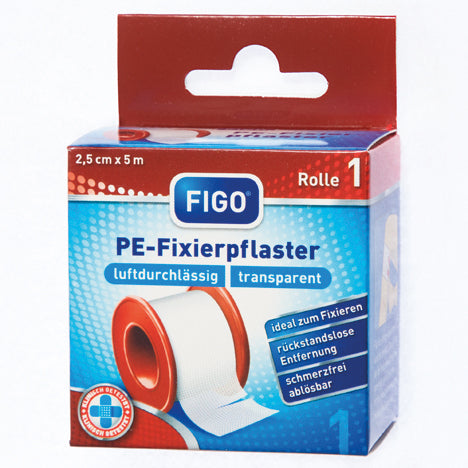 Wundpflaster 2,5cmx5m Fixierpflaster transparent