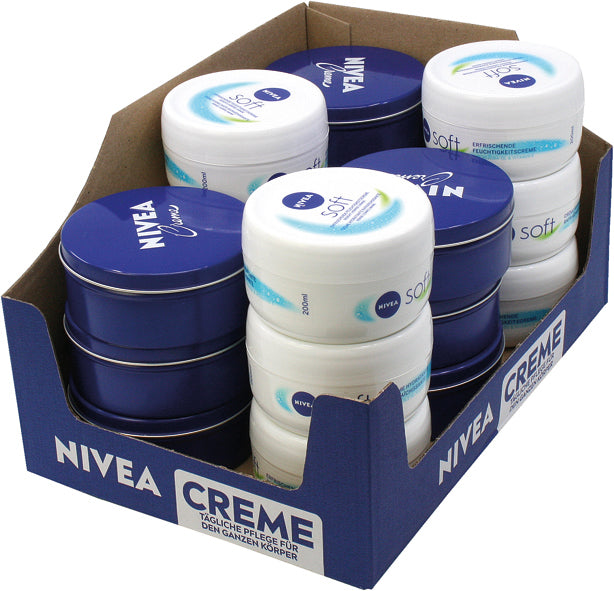 Nivea Creme 250ml+Creme Soft 200ml 18er Mixkarton