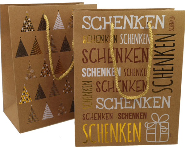 Geschenktasche Craft 23x18x10cm, 170g, Hotstamp