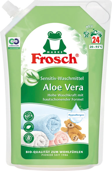 Frosch Flüssig-Waschmittel 24WL Aloe Vera