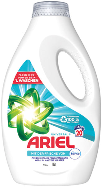 Ariel Flüssig Febreze 20 WL 1l