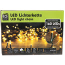 LED Lichterkette 160 LED warmweiß, Außen (IP 44)