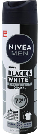 <![CDATA[Nivea Deospray Men 150ml Invisible Black & White]]>