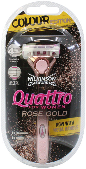 Wilkinson Quattro For Women Rasierer Rose Gold