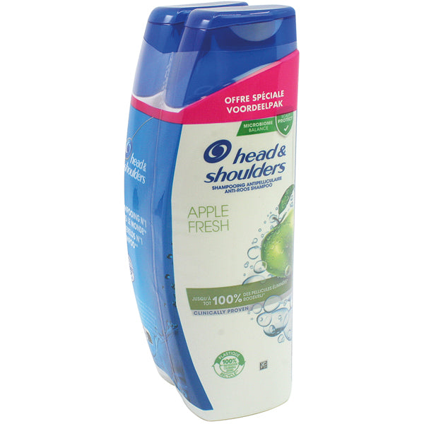 <![CDATA[Head&Shoulders Shampoo 2x285ml Apple Fresh]]>