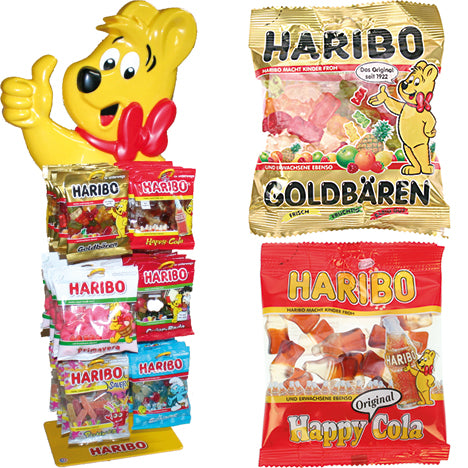 Food Haribo 100g Mix 5f. sort.m.gratis Aufsteller