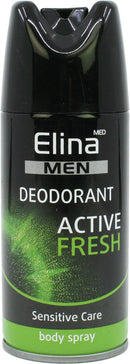 Deospray Elina 150ml for men Active Fresh