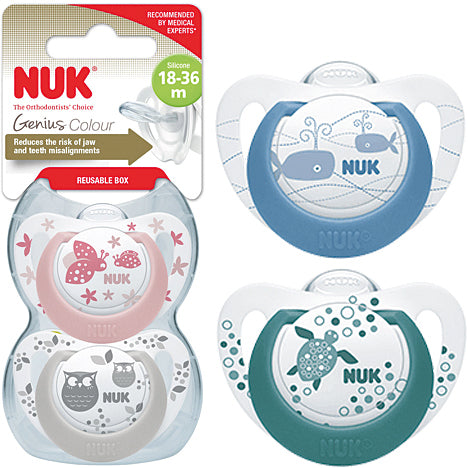 NUK Genius colour Silikon Größe 3 (18 - 36