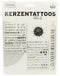 Kerzentattoos Glück , 2er Set Kerzentattos im 24erTray Größe